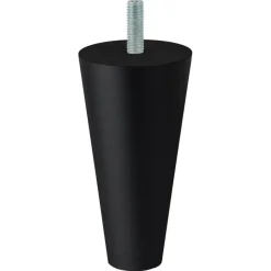 Duraline meubelpoot rond zwart beuken Ø2,5x5x10 cm