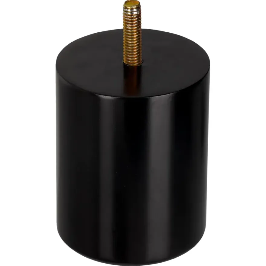Duraline meubelpoot rond zwart Ø6,4x8 cm