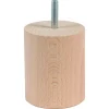 Duraline meubelpoot rond zwart Ø6,4x8 cm