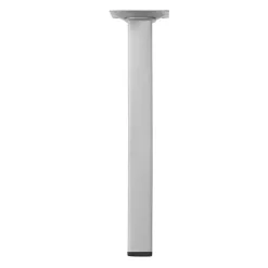 Duraline meubelpoot vierkant zilvergrijs 25x25 mm 25 cm