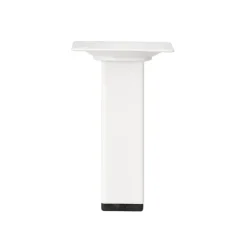Duraline meubelpoot vierkant wit 2,5x2,5x10 cm