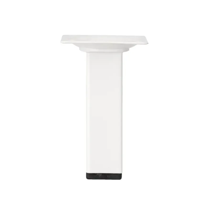 Duraline meubelpoot vierkant wit 2,5x2,5x10 cm