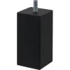 Duraline meubelpoot vierkant zwart 5x5x10 cm