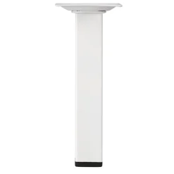 Duraline meubelpoot vierkant wit 2,5x2,5x15 cm
