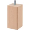 Duraline meubelpoot vierkant naturel eiken 5x5x10 cm