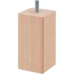 Duraline meubelpoot vierkant naturel eiken 5x5x10 cm