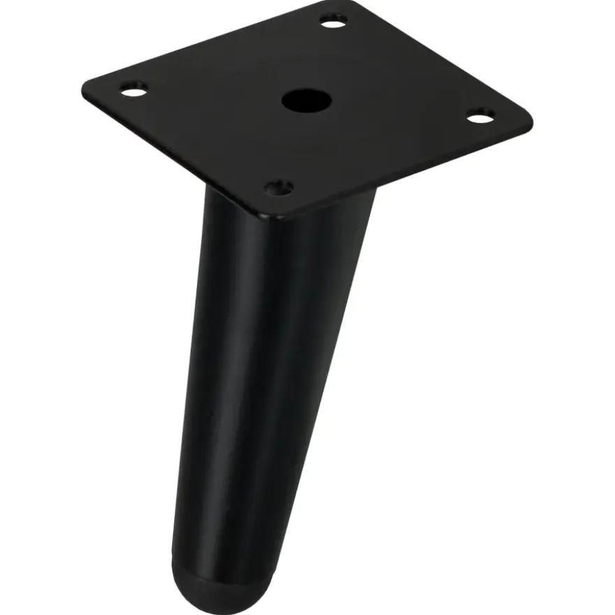 Duraline meubelpoot zwart 10 cm