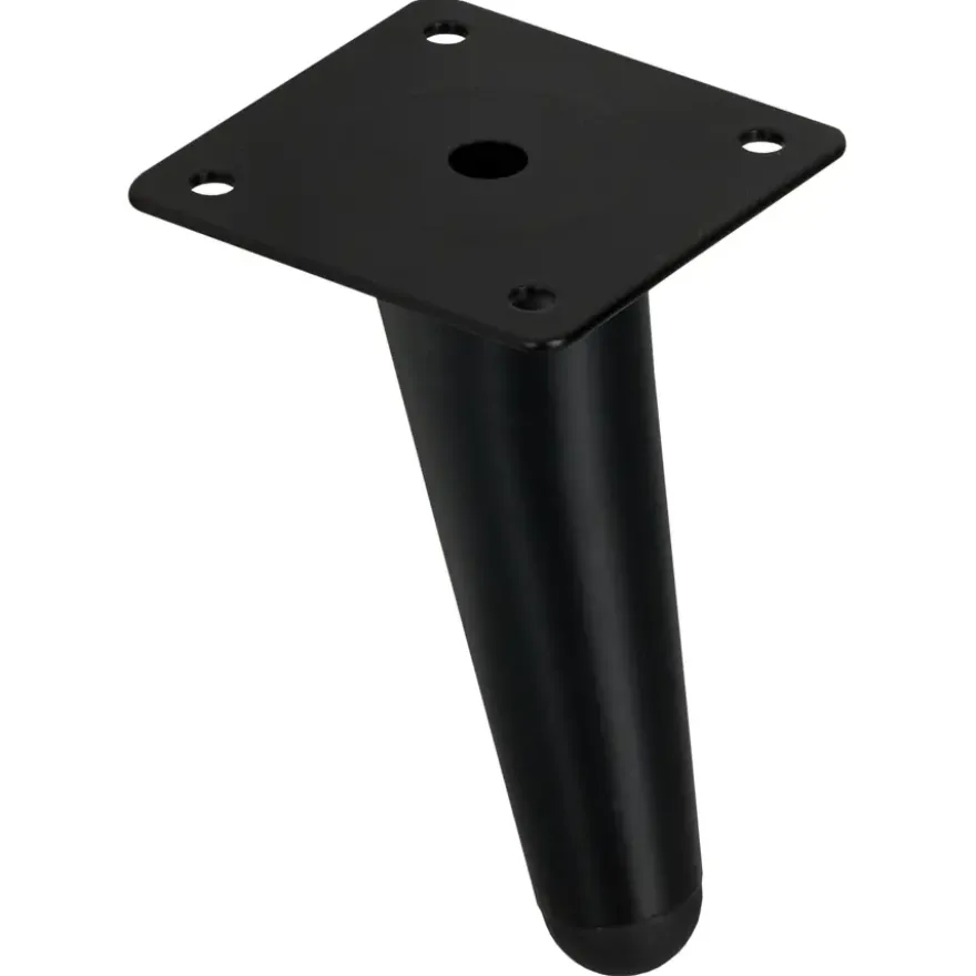 Duraline meubelpoot zwart 10 cm