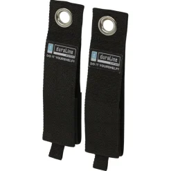 Duraline opslagband zwart XL 5x43 cm 2 stuks