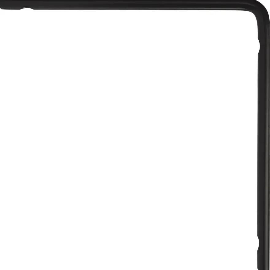 Duraline plankdrager buis matzwart 20x20 cm