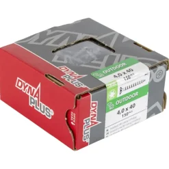 Dynaplus Schroef universeel platkop AR-coating TX-20 4.0x40 150 stuks