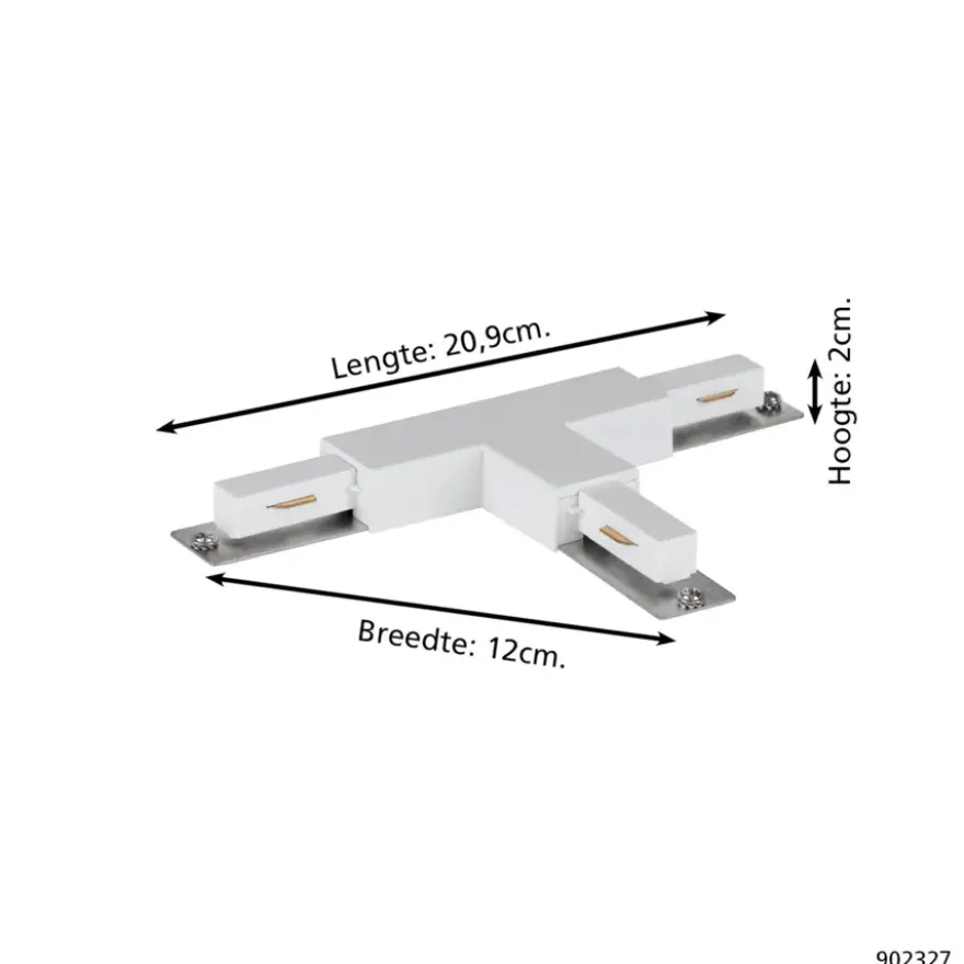 EGLO EasyTrack railverlichting koppelstuk T-vormig wit