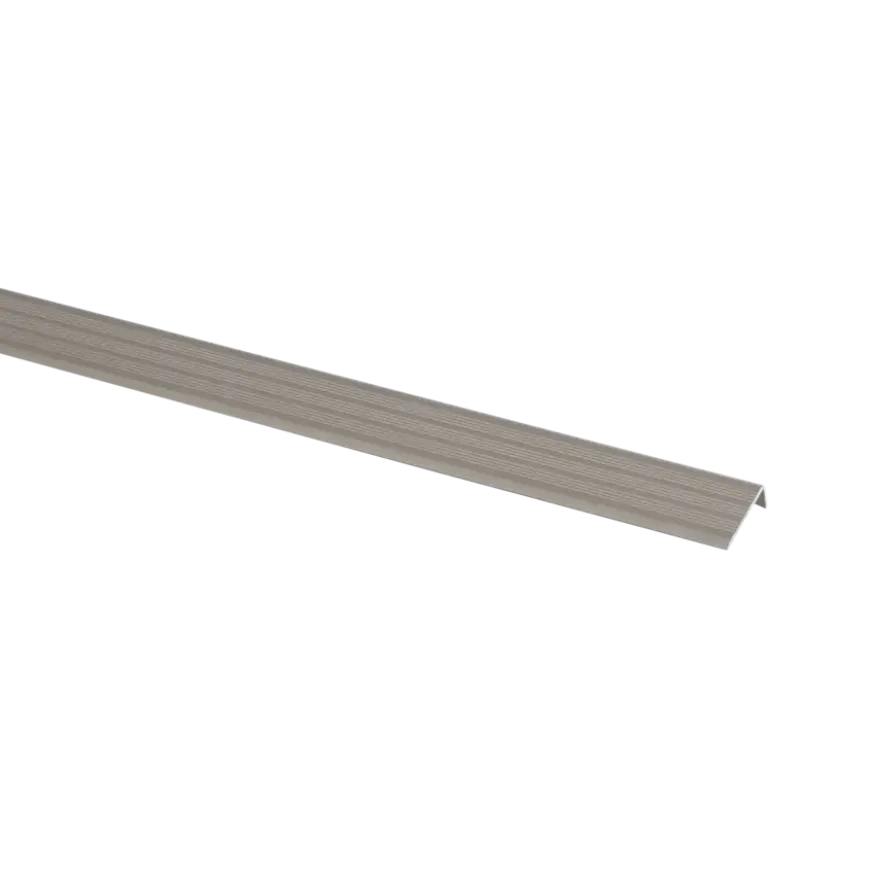 Eindprofiel zelfklevend 116CM RVS