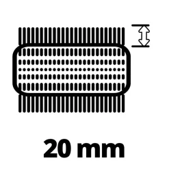 Einhell medium borstel 90/20 - Ø90mm tbv de Picobella oppervlaktereiniger