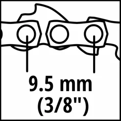 Einhell reserveketting voor telescopische kettingzaag GC-EC 7520 T en tuin-multitool GC-HC 90/2046 T