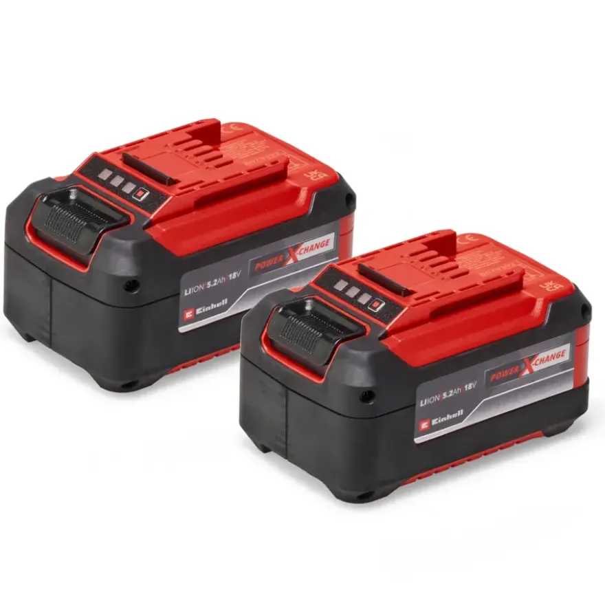 Einhell 18V accu 5.2 Ah Plus duo pack