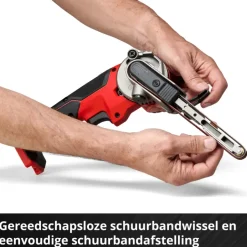 Einhell 18V bandschuurmachine / powerfile TE-BF 18 LI (zonder accu)