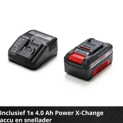 Einhell 18V bladblazer GE-UB 18/250 Li E incl 4.0 Ah accu en lader