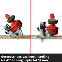 Einhell 18V cirkelzaag TE-CS 18/165 LI (zonder accu)
