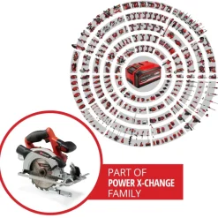 Einhell 18V cirkelzaag TE-CS 18/165 LI (zonder accu)