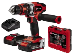Einhell 18V klopboormachine TE-CD 18/48 LI incl. 2 accu's 2.0Ah + lader + koffer