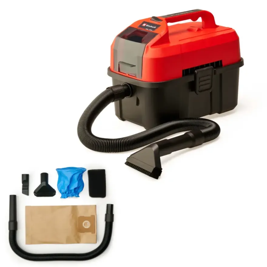 Einhell 18V nat-/droogzuiger TE-VC 18/10 Li (zonder accu)