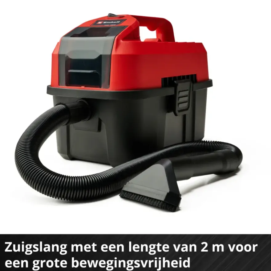 Einhell 18V nat-/droogzuiger TE-VC 18/10 Li (zonder accu)
