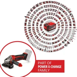 Einhell 18V slijptol / haakse slijper 115mm TE-AG 18/115-2 LI (zonder accu)