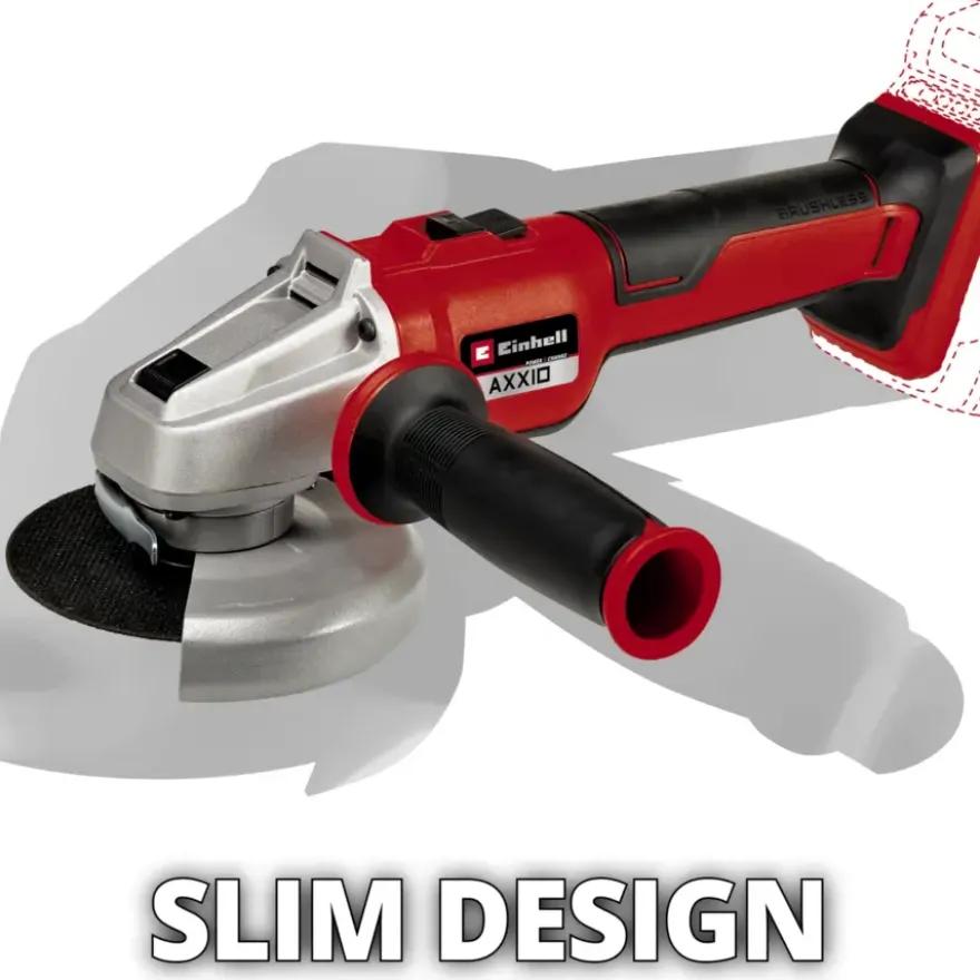 Einhell 18V slijptol / haakse slijper 125mm Axxio 18/125 Q BL (zonder accu)