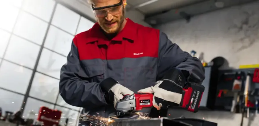 Einhell 18V slijptol / haakse slijper 125mm Axxio 18/125 Q BL (zonder accu)