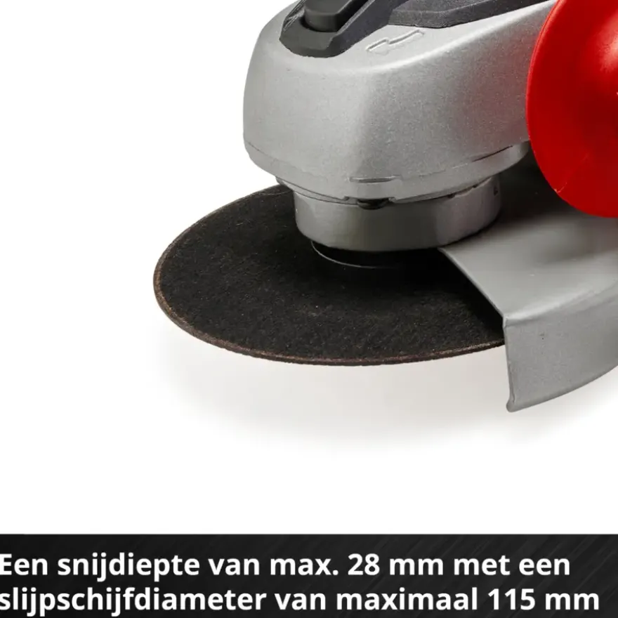Einhell 18V slijptol / haakse slijper 115mm TC-AG 18/115 LI incl 4.0Ah accu en lader