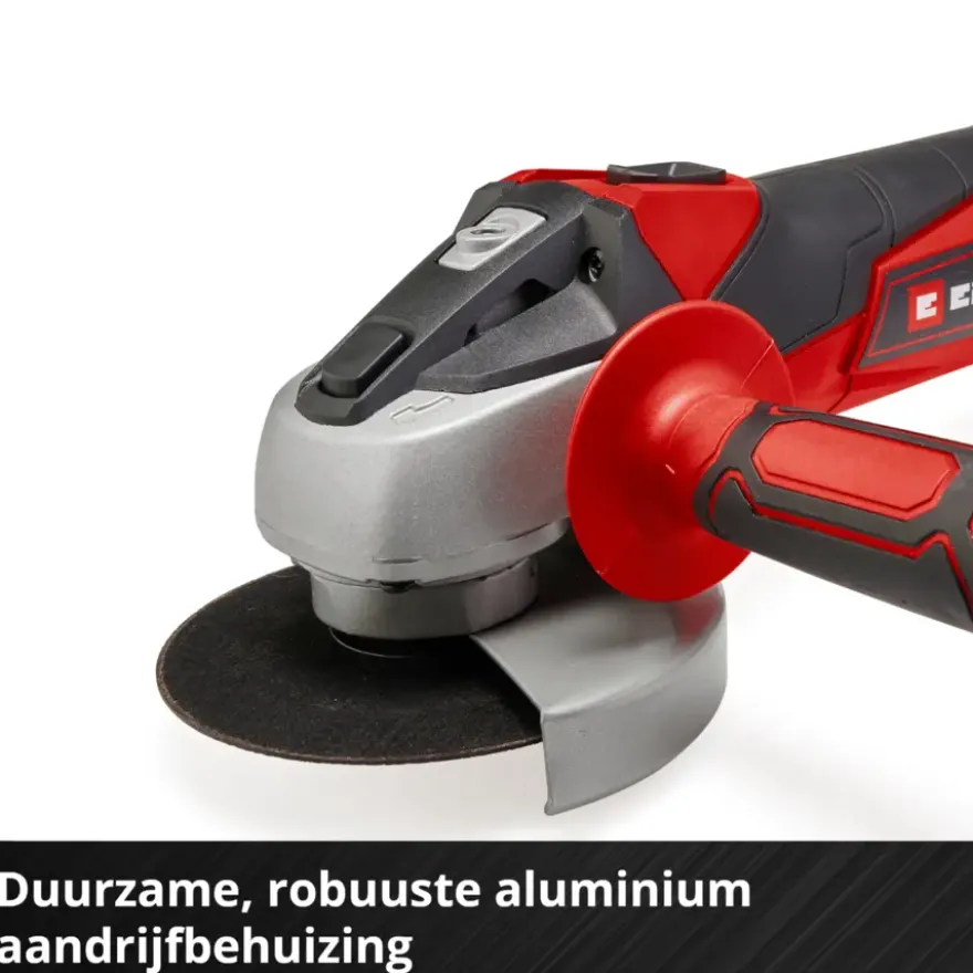 Einhell 18V slijptol / haakse slijper 115mm TC-AG 18/115 LI incl 4.0Ah accu en lader