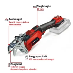 Einhell 18V takkenzaag GE-GS 18/150 Li (zonder accu)