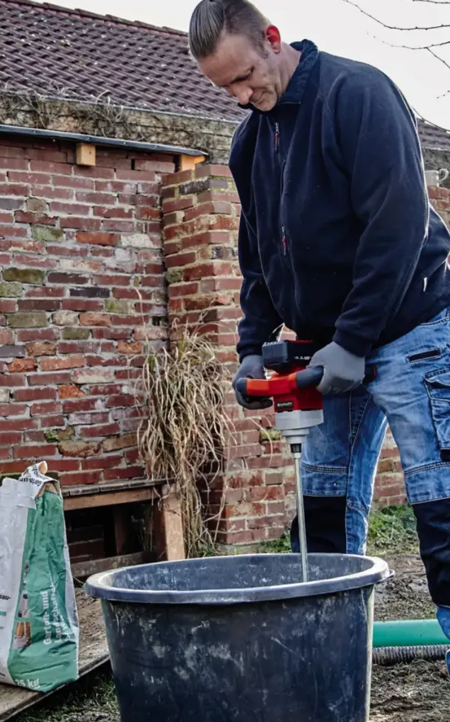 Einhell 18V verf- en mortelmenger TE-MX 18 Li (zonder accu)