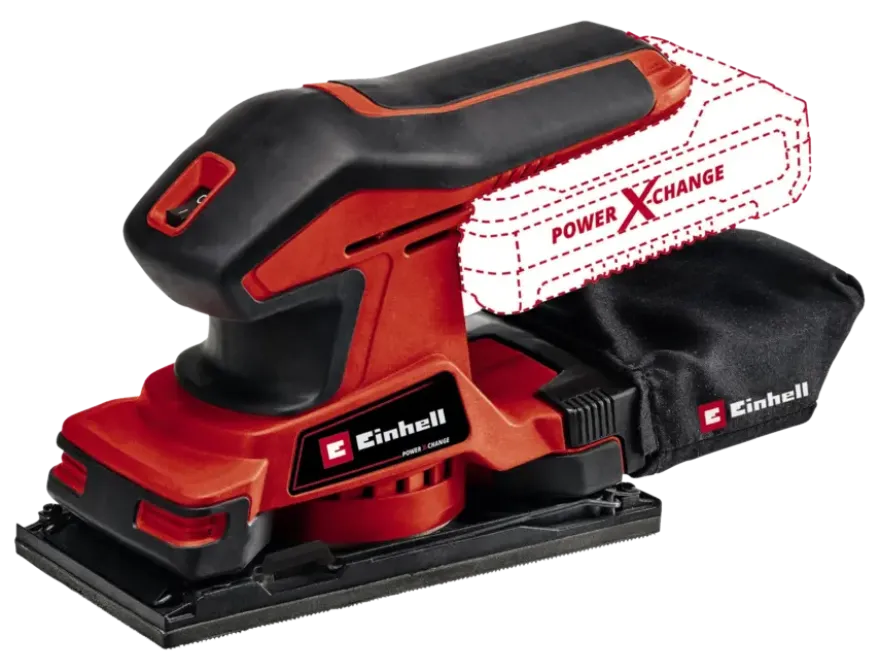 Einhell 18V vlakschuurmachine TC-OS 18/187 LI (zonder accu)