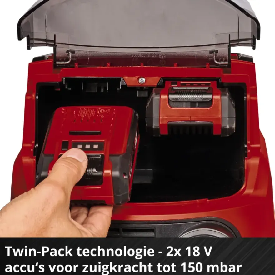 Einhell 2x18V droogzuiger TP-VC 36/30 S Auto (zonder accu)