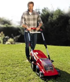 Einhell 2x18V grasmaaier Rasarro 36/36 Kit incl. 2 accu's 3Ah + 2 opladers