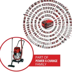 Einhell 2x18V nat-/droogzuiger TE-VC 36/30 Li S (zonder accu)