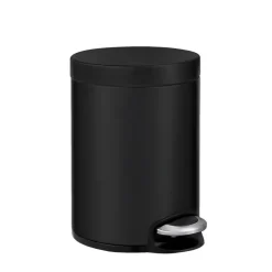 EKO pedaalemmer Serene mat zwart 5 L