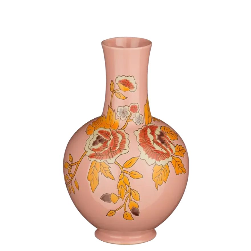 Eloise vaas roze - h36xd22cm