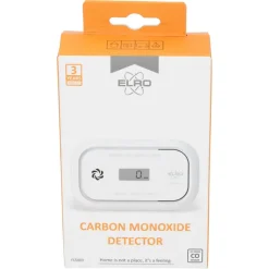 Elro FC5003 koolmonoxidemelder inclusief 2 jaar AA-batterij