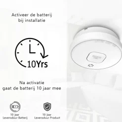 Elro FS2010-2 optische rookmelder inclusief 10 jaar lithium batterij DUO-pack