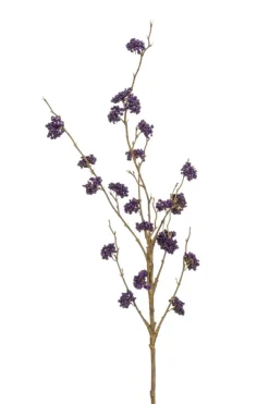 Emerald kunstbloem Callicarpa spray paars 97cm