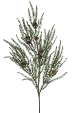 Emerald kunsttak Abies spray groen 80cm