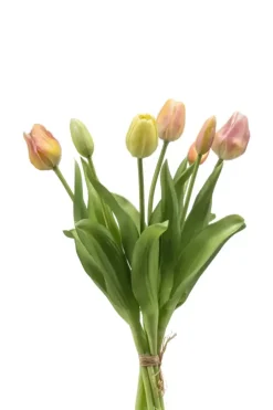 Emerald kunsttulp bundel 40 cm assorti