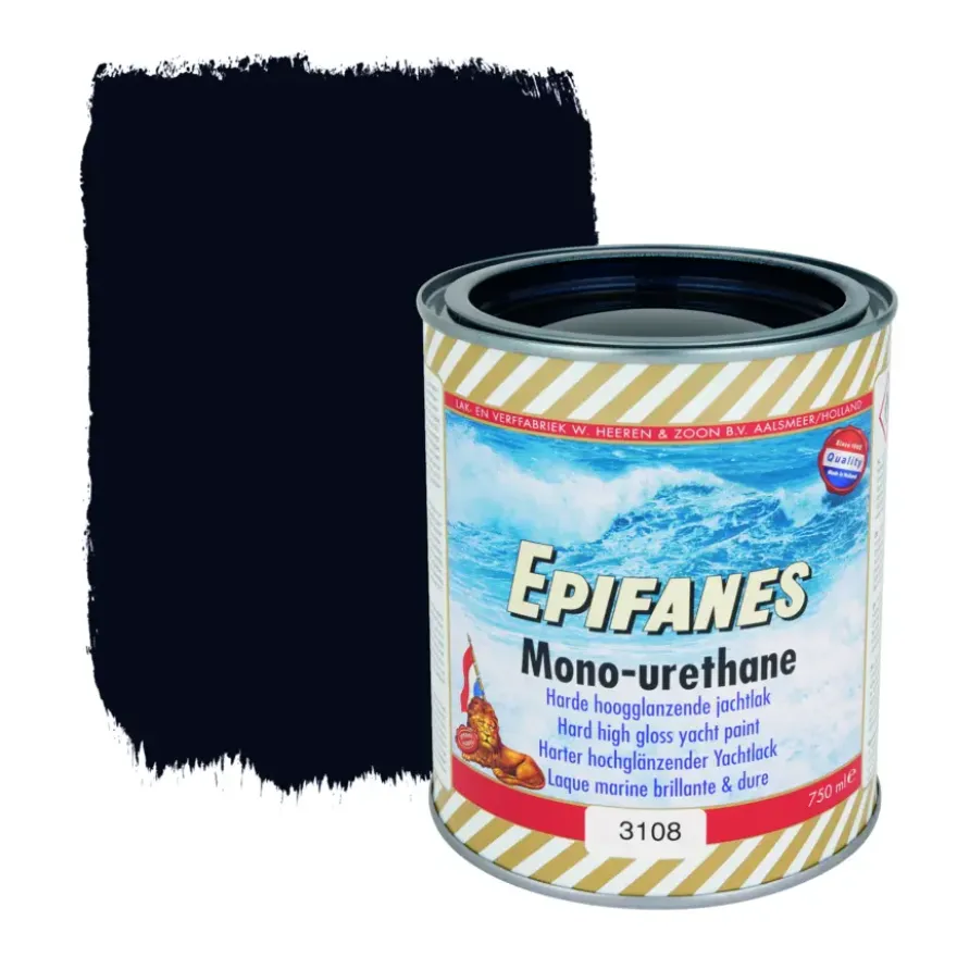 Epifanes mono-urethane jachtlak hoogglans nr. 3108 darkblue 750 ml