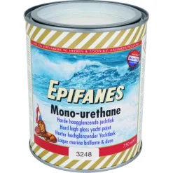Epifanes mono-urethane jachtlak hoogglans nr. 3248 stark wit 750 ml
