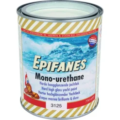 Epifanes mono-urethane jachtlak hoogglans nr. 3125 alpine wit 750 ml