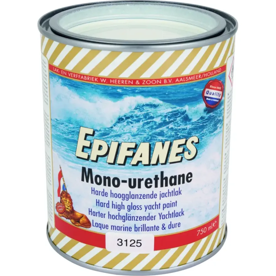 Epifanes mono-urethane jachtlak hoogglans nr. 3125 alpine wit 750 ml