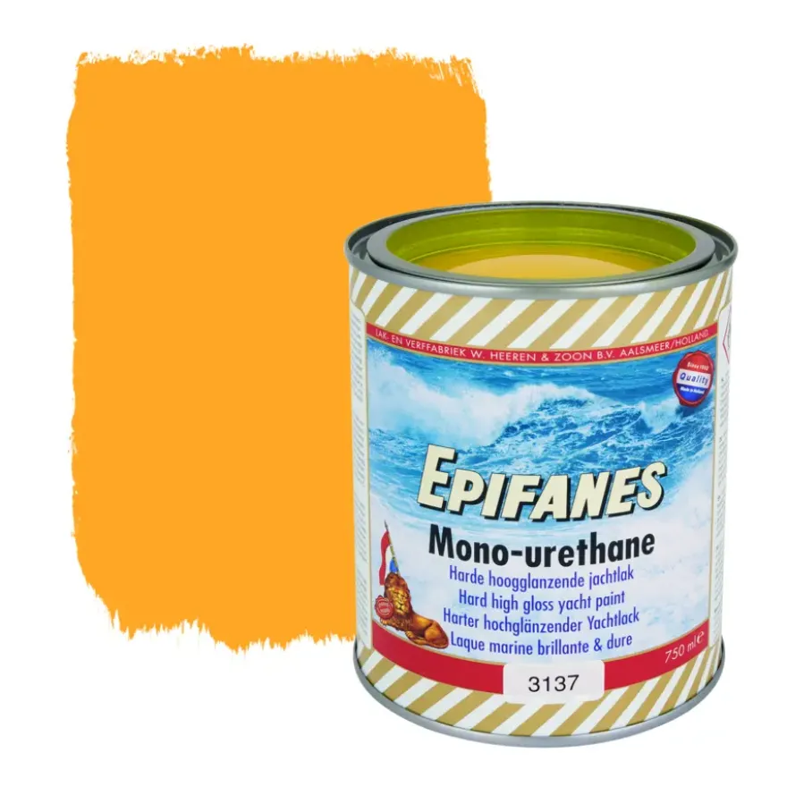 Epifanes mono-urethane jachtlak hoogglans nr. 3137 yellow 750 ml